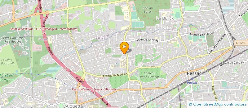localisation de l'entreprise COUPE COURT à PESSAC