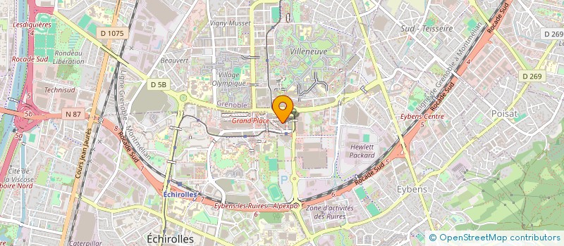 localisation de l'entreprise COUPE ET COUD à GRENOBLE