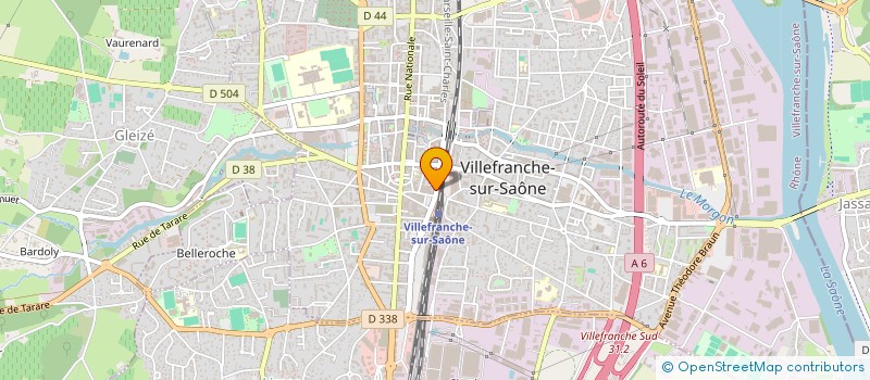 localisation de l'entreprise COUPE FIL à VILLEFRANCHE-SUR-SAONE
