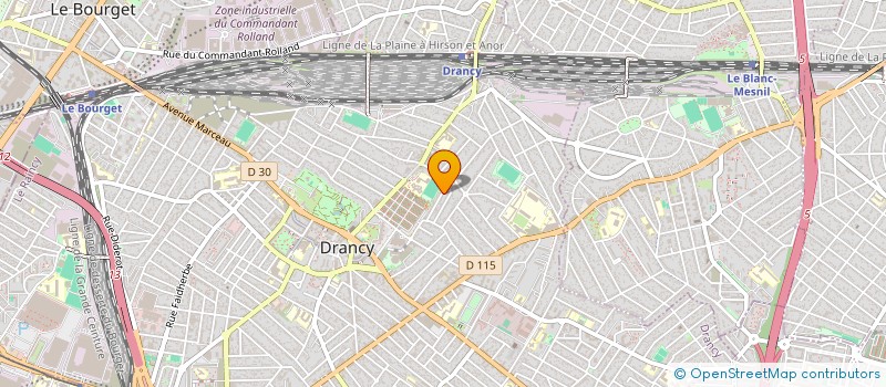 localisation de l'entreprise COUPE FIL  DRANCY