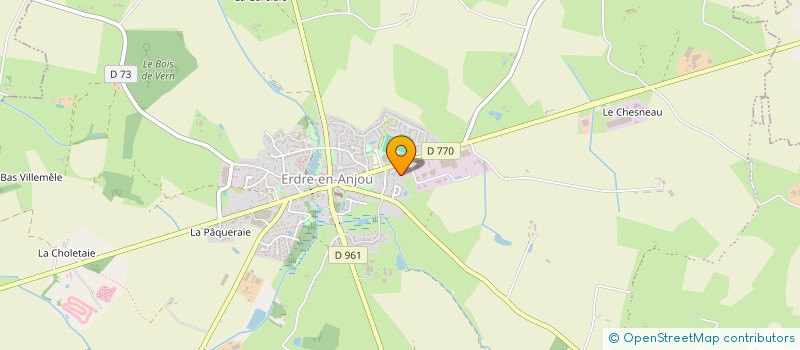 localisation de l'entreprise COUPE MECASERVICES à ERDRE-EN-ANJOU