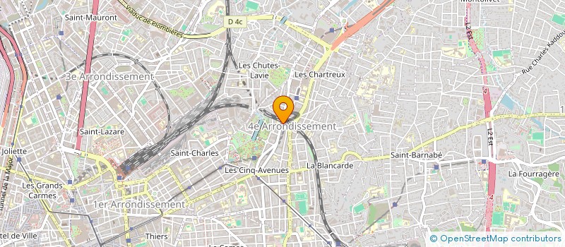 localisation de l'entreprise COUPE & THE BARBE à MARSEILLE