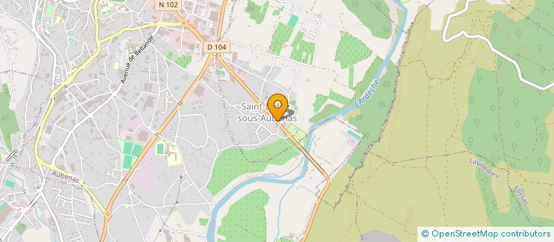localisation de l'entreprise COUPE TOUTOU à SAINT-DIDIER-SOUS-AUBENAS