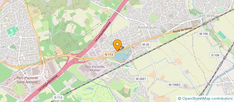 localisation de l'entreprise COUPES LANGUEDOC.COM à BAILLARGUES