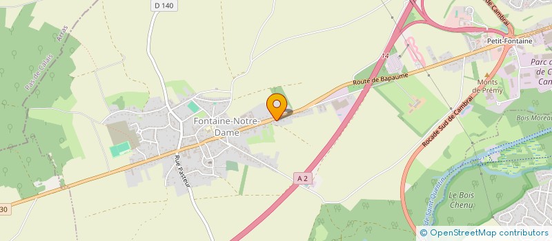 localisation de l'entreprise COUPET à FONTAINE-NOTRE-DAME