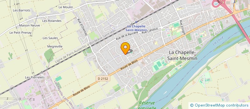localisation de l'entreprise COUPETADOU à LA CHAPELLE-SAINT-MESMIN