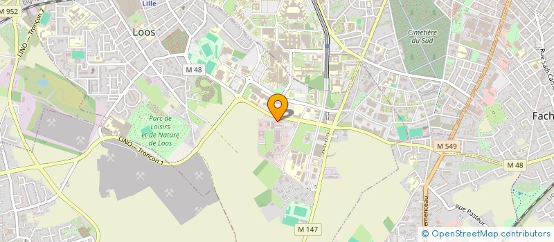 localisation de l'entreprise COUPETTE-PODEVIN  LOOS