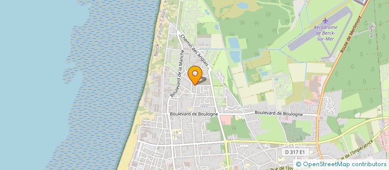 localisation de l'entreprise COUPEZ - CARPENTIER à BERCK