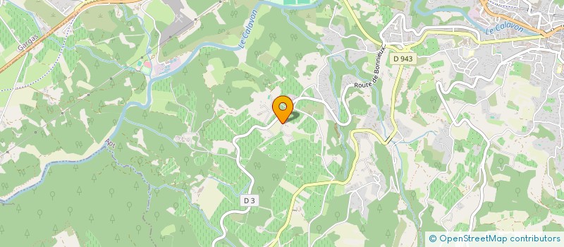 localisation de l'entreprise COUPIER-BERENGER  SAIGNON