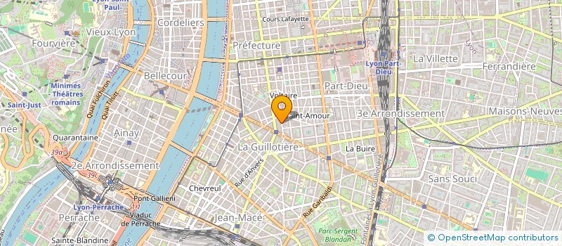 localisation de l'entreprise COUPLE ET FAMILLE DU RHONE à LYON
