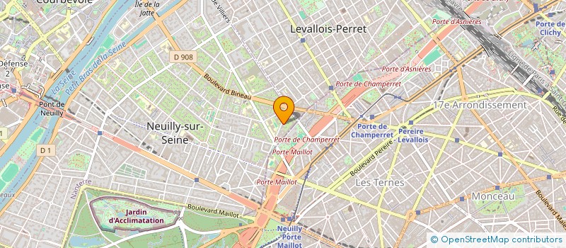 localisation de l'entreprise COUPLE MATHIEU - DE SAUSSURE à NEUILLY-SUR-SEINE