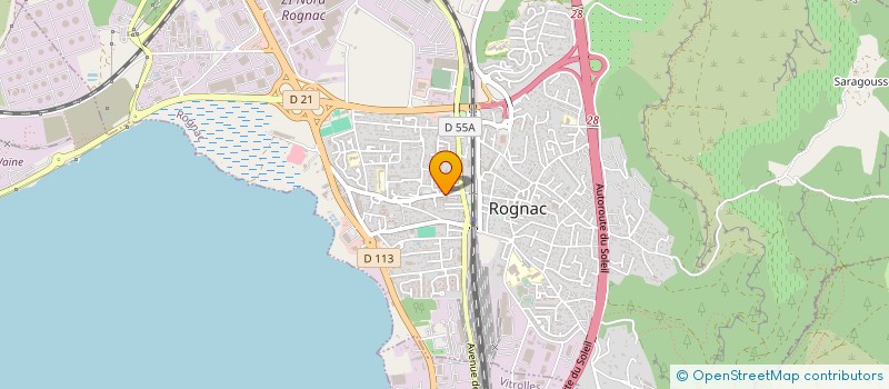 localisation de l'entreprise COUPO SANTO DE ROGNAC  ROGNAC