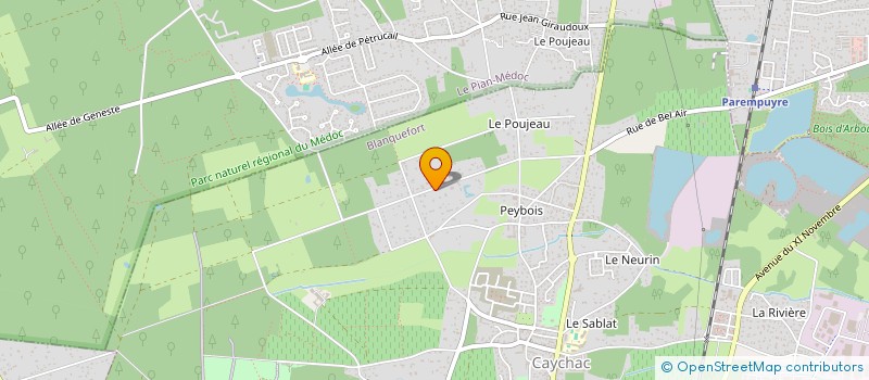 localisation de l'entreprise COUPOULA à BLANQUEFORT