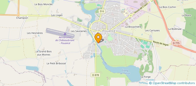 localisation de l'entreprise COUPRA à OMBREE D'ANJOU