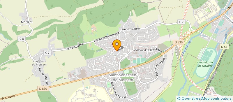 localisation de l'entreprise COUPRY ELAGAGE  SAINT-SEBASTIEN-DE-MORSENT