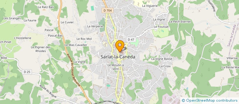 localisation de l'entreprise COUPS DE COEUR DE SARLAT à SARLAT-LA-CANEDA