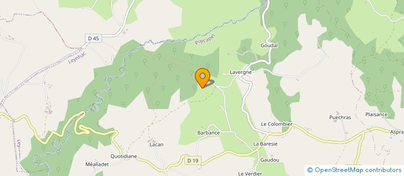 localisation de l'entreprise COUPS DE POUSSE AU JARDIN à PUYCAPEL