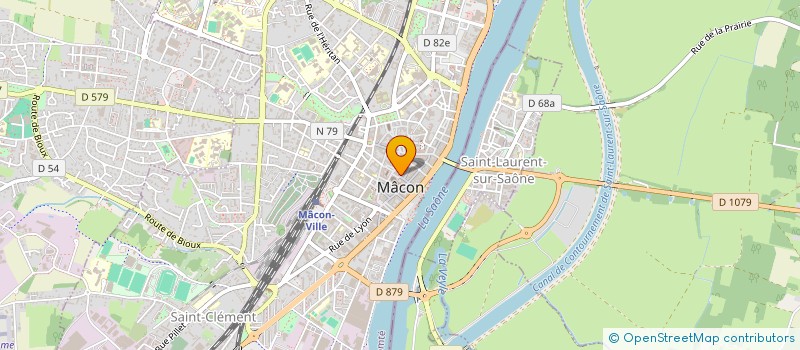 localisation de l'entreprise COUPS DE SOLEIL à MACON