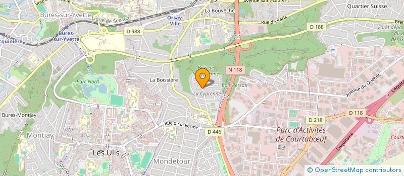 localisation de l'entreprise COUPS DE THEATRE à ORSAY