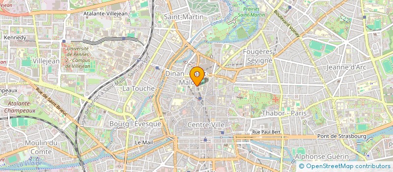 localisation de l'entreprise COUR 18  RENNES