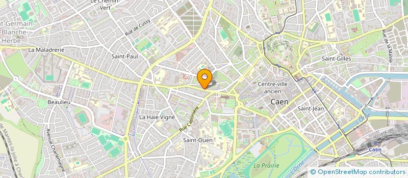 localisation de l'entreprise COUR 22 RUE DE BAYEUX à CAEN