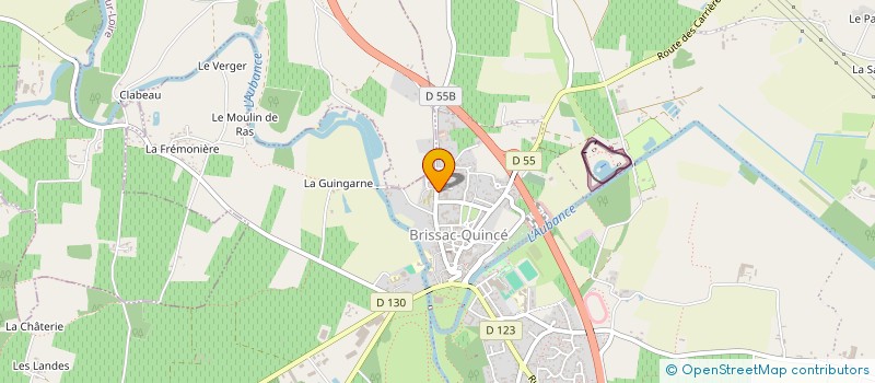 localisation de l'entreprise COUR CLOCHE à BRISSAC LOIRE AUBANCE