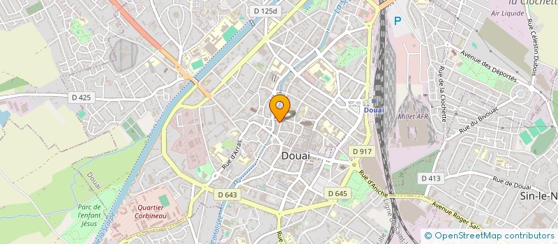localisation de l'entreprise COUR D'APPEL DE DOUAI à DOUAI