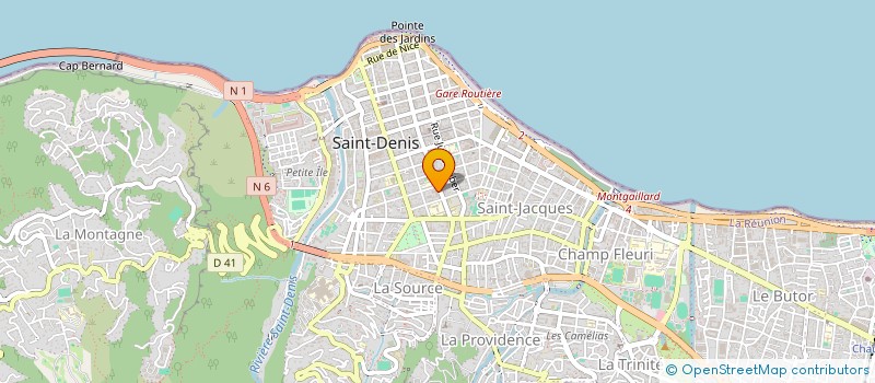 localisation de l'entreprise COUR D'APPEL DE LA REUNION à SAINT-DENIS