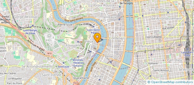 localisation de l'entreprise COUR D APPEL DE LYON à LYON