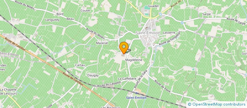 localisation de l'entreprise COUR D'ARGENT  SAINT-SULPICE-DE-FALEYRENS