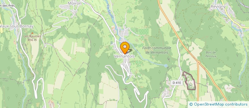 localisation de l'entreprise COUR D'AUSSON  VERNANTOIS