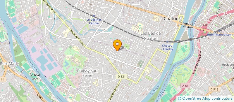 localisation de l'entreprise COUR DAMOYE ANTONELLI  CROISSY-SUR-SEINE