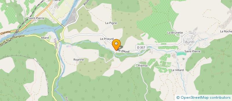 localisation de l'entreprise COUR DES MIRAGES  AUREL