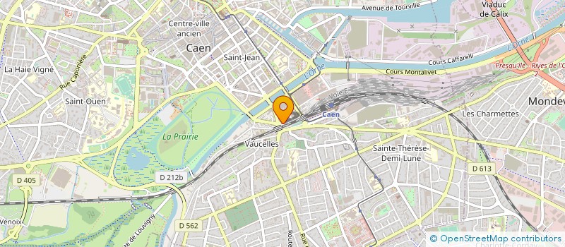 localisation de l'entreprise COUR DES TONNELIERS à CAEN
