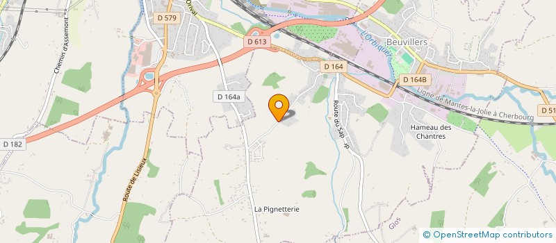 localisation de l'entreprise COUR DU PAYS D'AUGE à BEUVILLERS