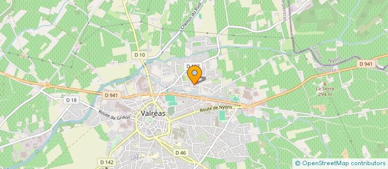 localisation de l'entreprise COUR EN L'AIR à VALREAS