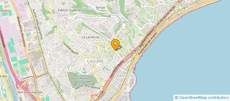 localisation de l'entreprise COUR ET CONCOURS MEDITERRANEEN ET INTERNATIONAL à NICE