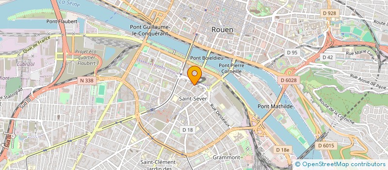 localisation de l'entreprise COUR ILOT 2000 à ROUEN