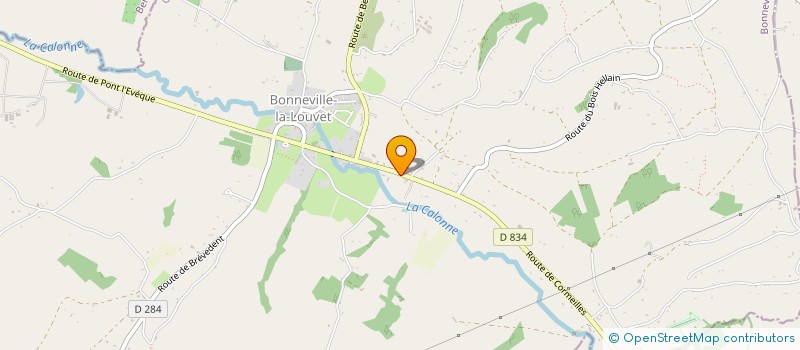 localisation de l'entreprise COUR TAQUET  SAINT-JULIEN-SUR-CALONNE