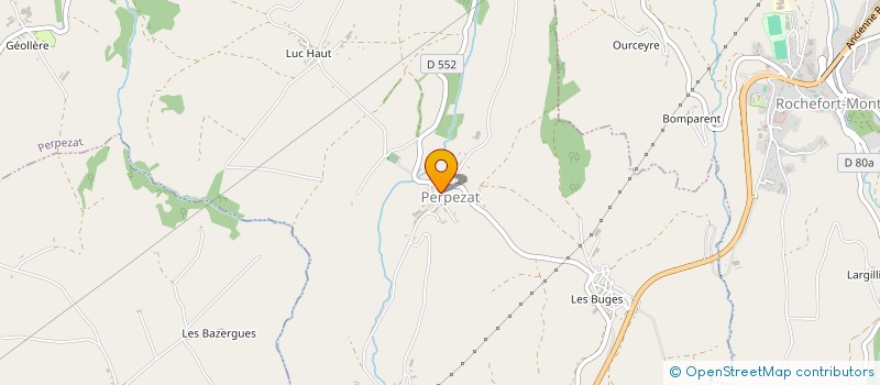 localisation de l'entreprise COURAIS PASCAL  CEYSSAT