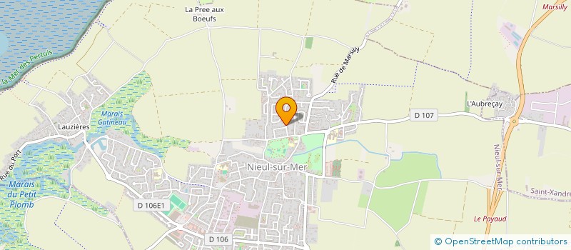 localisation de l'entreprise COURANT D'AIR  NIEUL-SUR-MER