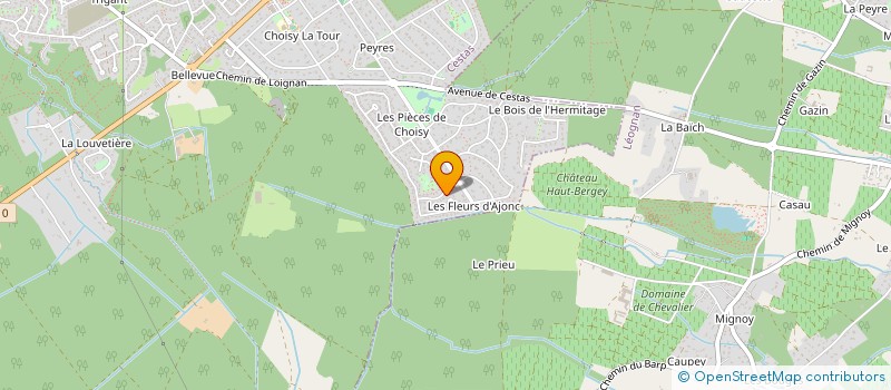 localisation de l'entreprise COURANT D'AIR à CESTAS