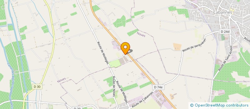 localisation de l'entreprise COURANT D'AIR  NOVES