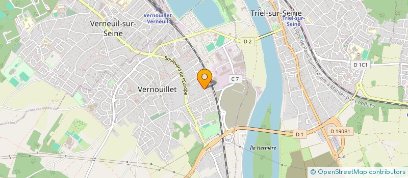 localisation de l'entreprise COURANT D'ART à VERNOUILLET