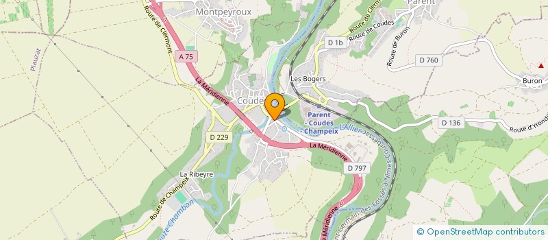 localisation de l'entreprise COURANT D'ART à COUDES