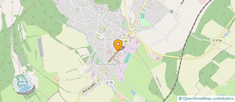 localisation de l'entreprise COURANT D'HAIR à FOLSCHVILLER