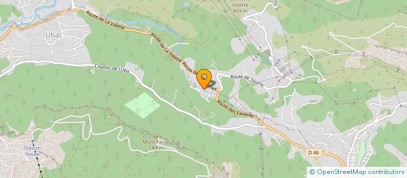 localisation de l'entreprise COURANT D'R à LA VALETTE-DU-VAR