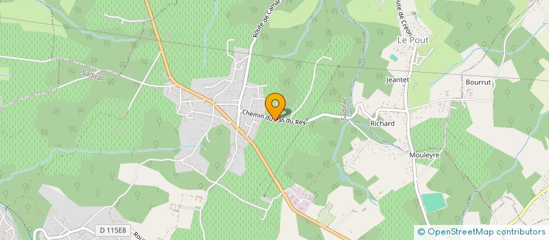 localisation de l'entreprise COURANT-NGUYEN  SADIRAC