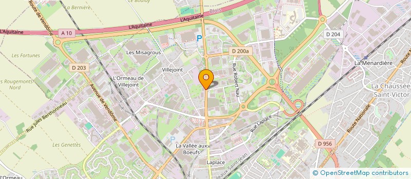 localisation de l'entreprise COURANTS FAIBLES DISTRIBUTION SERVICE à BLOIS
