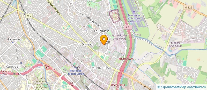localisation de l'entreprise COURANTS PORTEURS à TOULOUSE